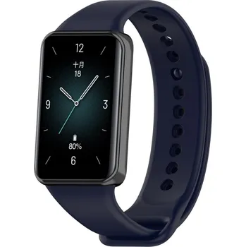 Ostatní příslušenství k chytrým hodinkám VSECHNONAMOBIL 84979 SILICONE Vyměnitelný řemínek pro Honor Band 9 tmavomodrý