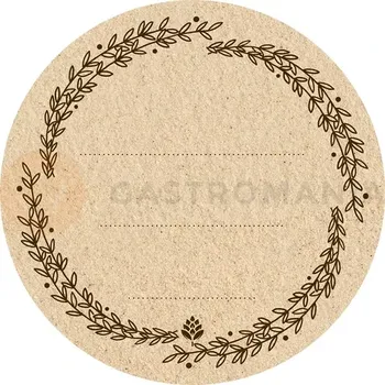 Sklenice Kulaté štítky fi 66,5 mm na víčka/sklenice - 20 ks. | BROWIN, 660050