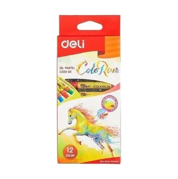Dětské zboží Pastele olejne ColoRun 12 kolorów DELI