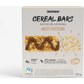 DECATHLON Cereální tyčinka přírodní 6 ks