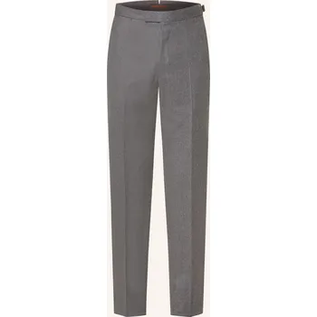 Pánské kalhoty Zegna Pánské Flanelové Kalhoty Extra Slim Fit, šedá, 52