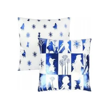 Dekorativní polštářek LEDOVÉ KRÁLOVSTVÍ POLŠTÁŘ 40X40 POLŠTÁŘ KRYTÍ DĚTI