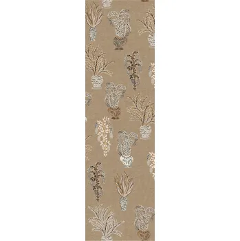 Tapeta Masureel Vliesová obrazová tapeta na zeď, hnědo-béžová, květiny, DGJOY1012-260, Joy, Masureel, velikost 0,87 x 2,6 m