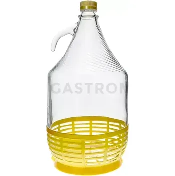 Demižon Demižon Dama 5 l s košíkem a s uzávěrem | BROWIN, 640215