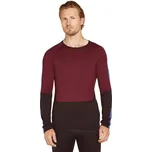 Pánské merino tričko s dlouhým rukávem ICEBREAKER Mens 200 Sonebula LS Crewe, Bittersw/Port/Brillian velikost: S