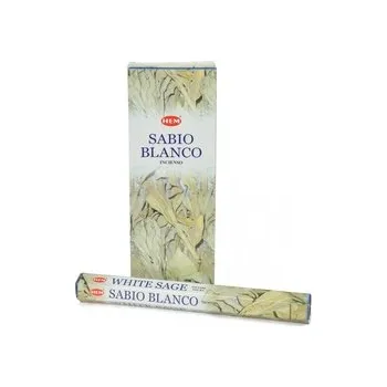 Čajovna Indické vonné tyčinky HEM White sage - bílá šalvěj 20 ks