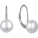MOISS Elegantní stříbrné náušnice s bílými perlami EP000093-EP000102 1,6 x 0,7 cm + 2 měsíce na vrácení zboží