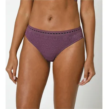 Kalhotky Kalhotky midi ze strečové krajky Ambato Confidence Lingerie fialová 38/40