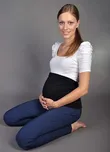 Těhotenský bederní pás Nice Belly černý (NB007)
