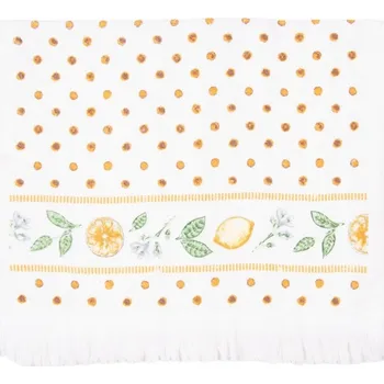 Utěrka Kuchyňská utěrka Puntíky Citron Clayre&Eef