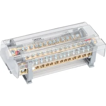 Rozvaděč Distribuční blok MOBLOCK MAB 160A-14 (4 pól) 1x50+4x35+9x16mm2 MOREK MAB4161A18
