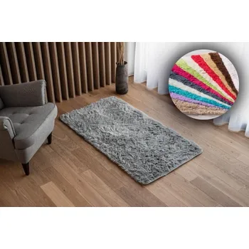 Koberec Plyšový kusový koberec BEST - SVĚTLE ŠEDÝ Rozměr koberce: 200x300 cm