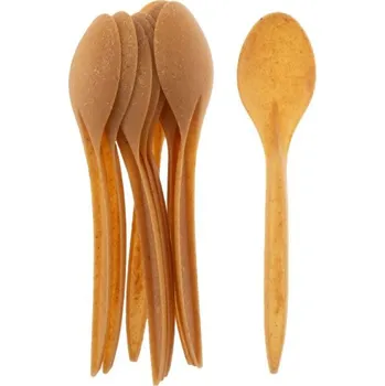 Příbor Lžíce BIO velká hnědá, 10 ks