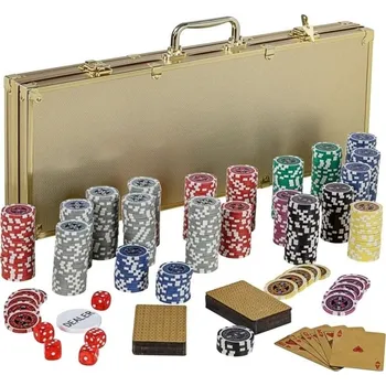 Poker GamesPlanet Poker set Gold Edition, 500 laser žetonů