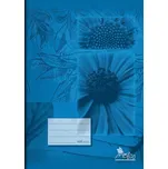 Školní sešit 440 Eco Modré květy