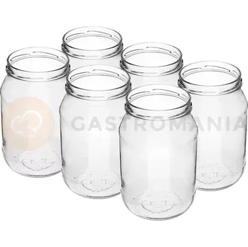 Sklenice Zavařovací sklenice Twist-off 1,7 l Ø 100/6 - 6 ks | BROWIN, 133171