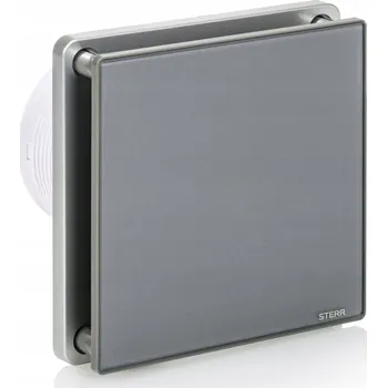 Domácí ventilátor Koupelnový ventilátor Sterr průměr 100 mm s hygrostatem BFS100H-G šedý