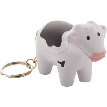 Milky antistresový přívěšek na klíče - bílá / černá - AP810392