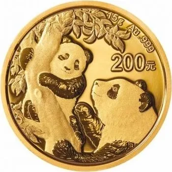 Zlatá investiční mince Panda 15g | 2021