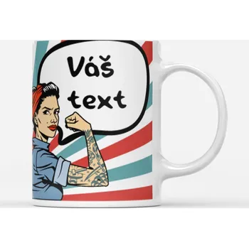 Hrnek Pin Up - Černá