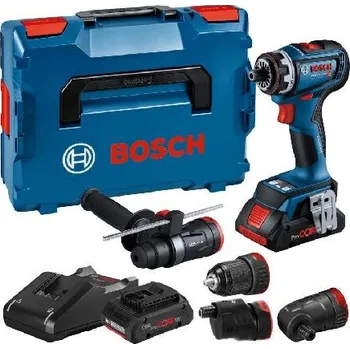 Bosch Nářadí - 18V AKU vrtací šroubovák s příslušenstvím, 2x aku 4,0 Ah Li-Ion, nabíječka 06019K6200