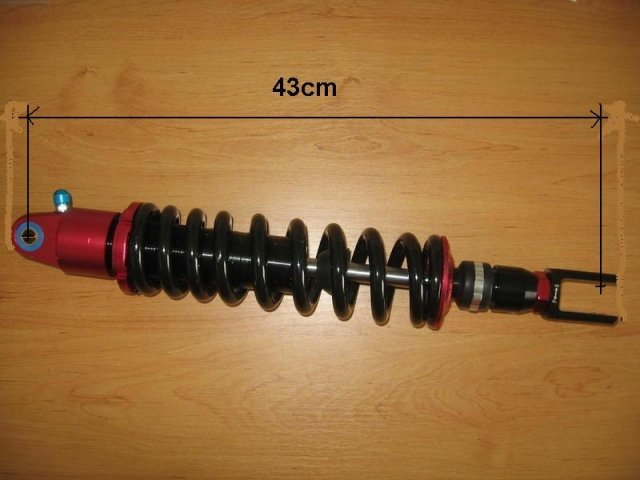 Sohoo Tlumič na pitbike, dirtbike - zadní 43 cm