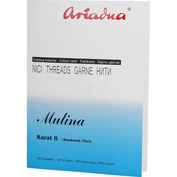 Nit Barevnice přízí Ariadna Mulina a Karat 8