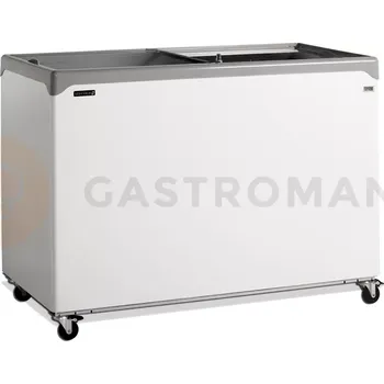 Pultová mraznička s proskleným rovným víkem | TEFCOLD, NIC 400 SC
