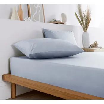 Prostěradlo Světle modré napínací jersey prostěradlo s lycrou (pro matrace 80x200 až 100x200 cm)