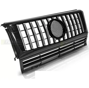 Kapota Přední maska Mercedes W463 1990-2012, Styl W464 G63, lesklá černá (GRME48)