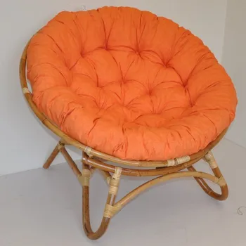 Papasan Nábytek PEGAS Ratanové křeslo Dewata polstr oranžový melír