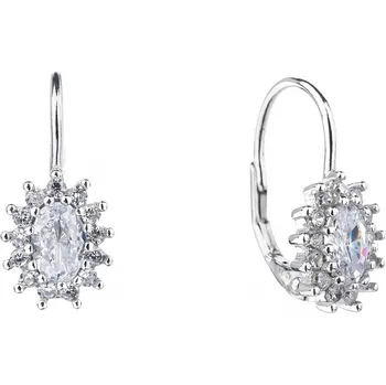 Souprava šperků Bealio BEALIO Stříbrné náušnice OVÁLNÉ zářivé 03-07193-2670