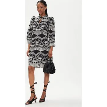 Dámské šaty Bruuns Bazaar Každodenní šaty Abami BBW3919 Černá Regular Fit 34