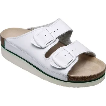 Dámská zdravotní obuv Santé N/25/10/H/K dámské zdravotní profi pantofle bílé Velikost: 35