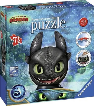 3D puzzle Ravensburger Puzzleball Bezzubka 72 dílků