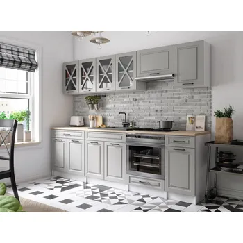 Kuchyňská linka FALCO Kuchyňská Linka Gréta 260/260 bílá MAT