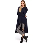 Dámská asymetrická tunika M477 tmavě modrá - Moe S/M