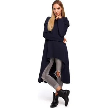 Dámská tunika Dámská asymetrická tunika M477 tmavě modrá - Moe S/M