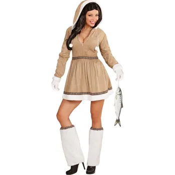 Karnevalový kostým Dámský kostým eskymačky - XL