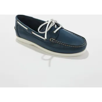 Dámské mokasíny Kožené mokasíny s tkaničkou nám.modrá 41