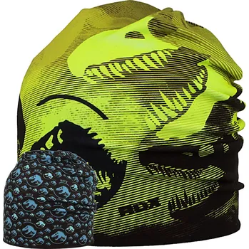 Kojenecká čepice RDX Funkční čepice dlouhá oboustranná Elano T-Rex Zelená Vel. 4