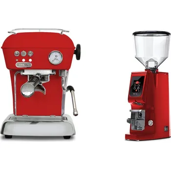 Kávovar Ascaso Dream ONE, Love Red + Eureka Atom W 75, ferrari red