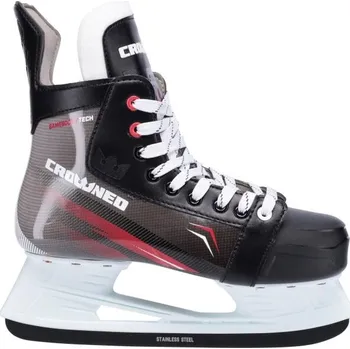 Pánské hokejové brusle Crowned ATTACK 900 41 Černá, Šedá, Červená, Bílá