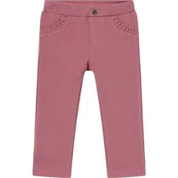 MAYORAL dívčí bavlněné kalhoty tmavě růžová vel. 80 cm
