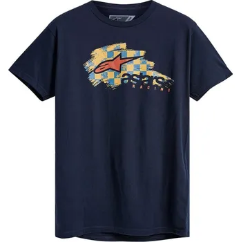 Alpinestars Pánské modré tričko TORQUED TEE Alpinestars 1233-72170 70 - S