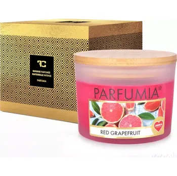 Svíčka INTENSE 2 KNOTY sójová vonná EKO svíce PARFUMIA® RED GRAPEFRUIT, 400 ml