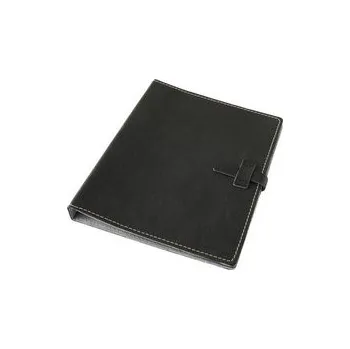 Kožený šanon - kůže černá