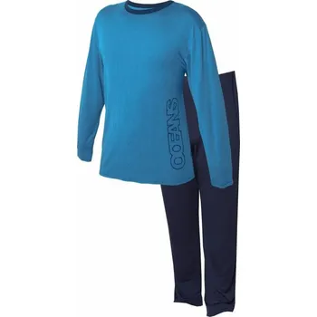 Pánské pyžamo Pánské funkční pyžamo, dlouhé JEREJ 981 modrá 3XL