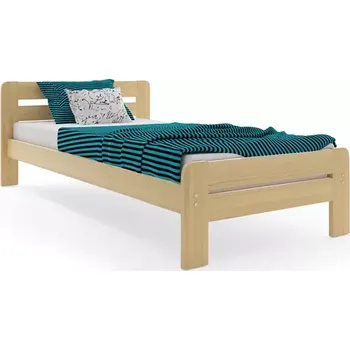 Postel BMS GROUP Postel Dallas 90x200 s dřevěným roštem bez matrace, Borovice