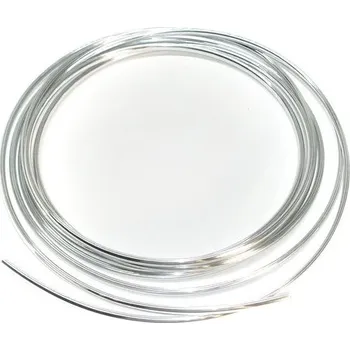 Lišta karosérie Lišta na hranu dveří ochranná gumová chrom 495cm